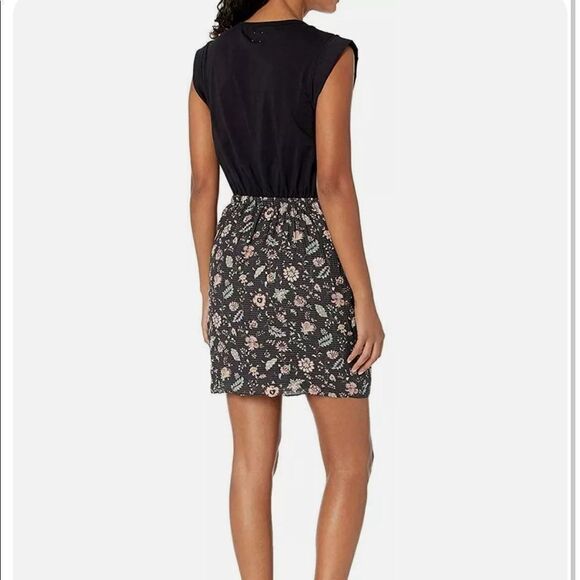 Rebecca Taylor 278801 Women's Sleeveless Isabella Dress, Black Combo - Picture 5 of 5